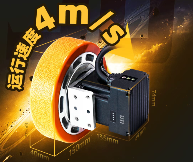 iWMC 50kg负载伺服轮正式上市,云开网页版伺服轮家族再添新成员!